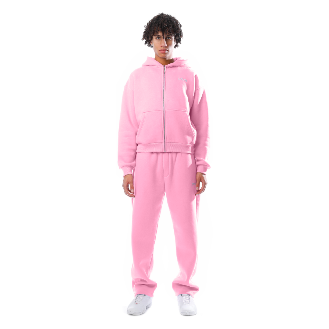 Hot Pink Set Zip Up